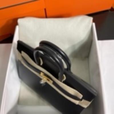 wholesale quality hermes birkin 25 sellier black swift ghw